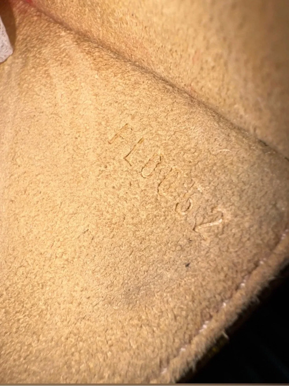 Louis Vuitton Suede Interior in Tan